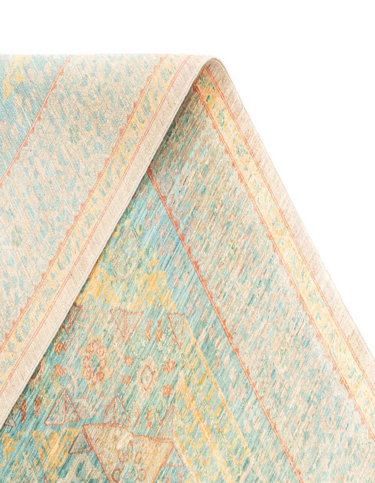 Detail image of  9' 9 x 18' 10  Hand Knotted Amina Rug