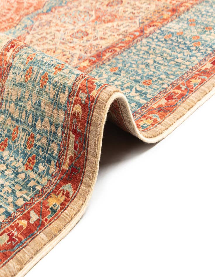 Detail image of  9' 4 x 12'  Hand Knotted Amina Rug