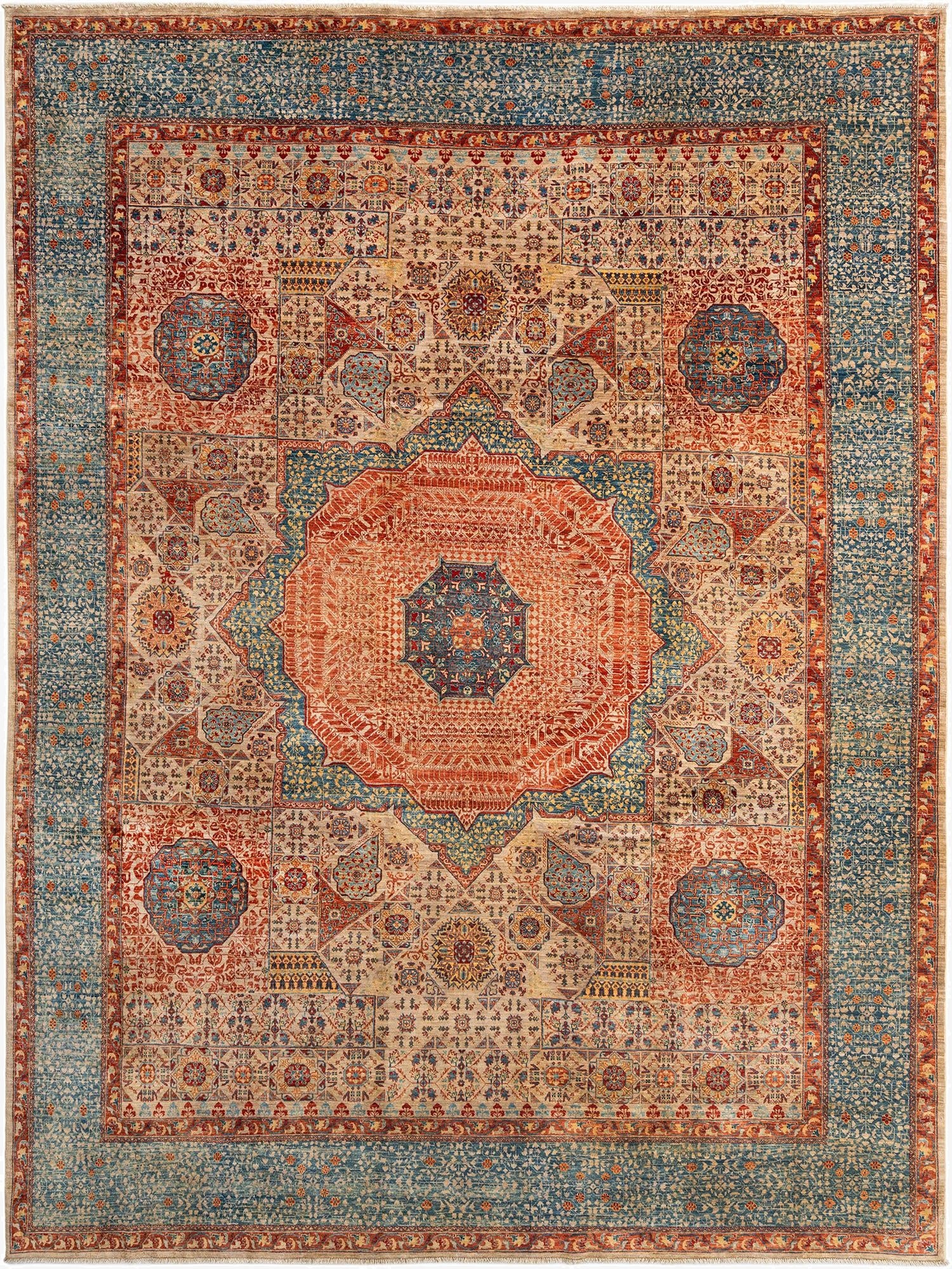  9' 4 x 12'  Hand Knotted Amina Rug