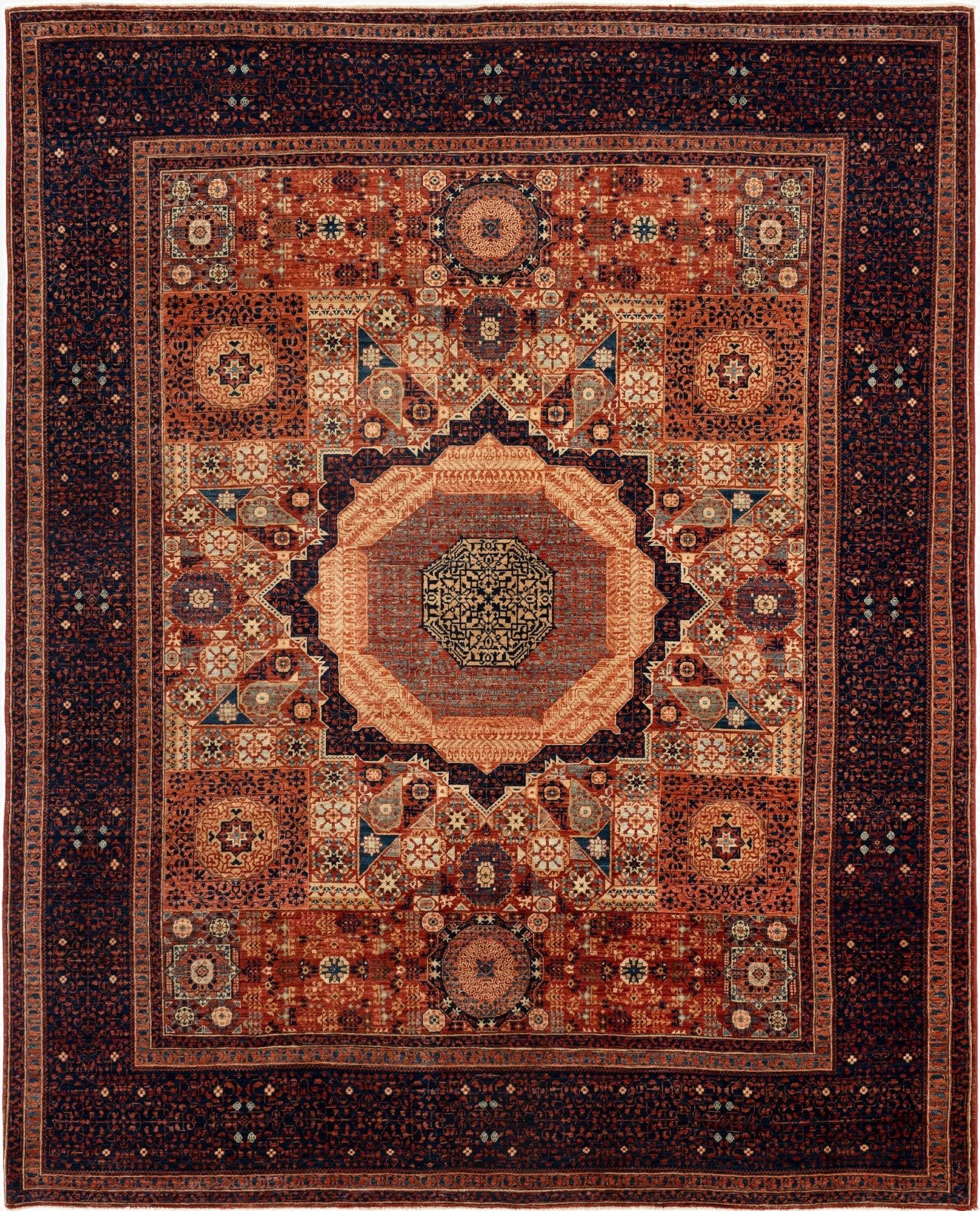  7' 10 x 9' 7 Amina Wool Rug