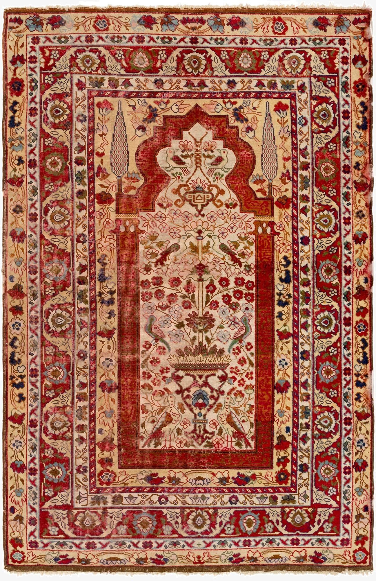  5' x 7' 10  Hand Knotted Anatolian Wool Rug
