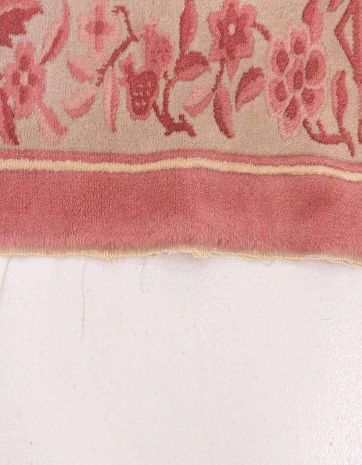 Detail image of  5' x 8' 4  Hand Knotted Antique Finish Wool Rug