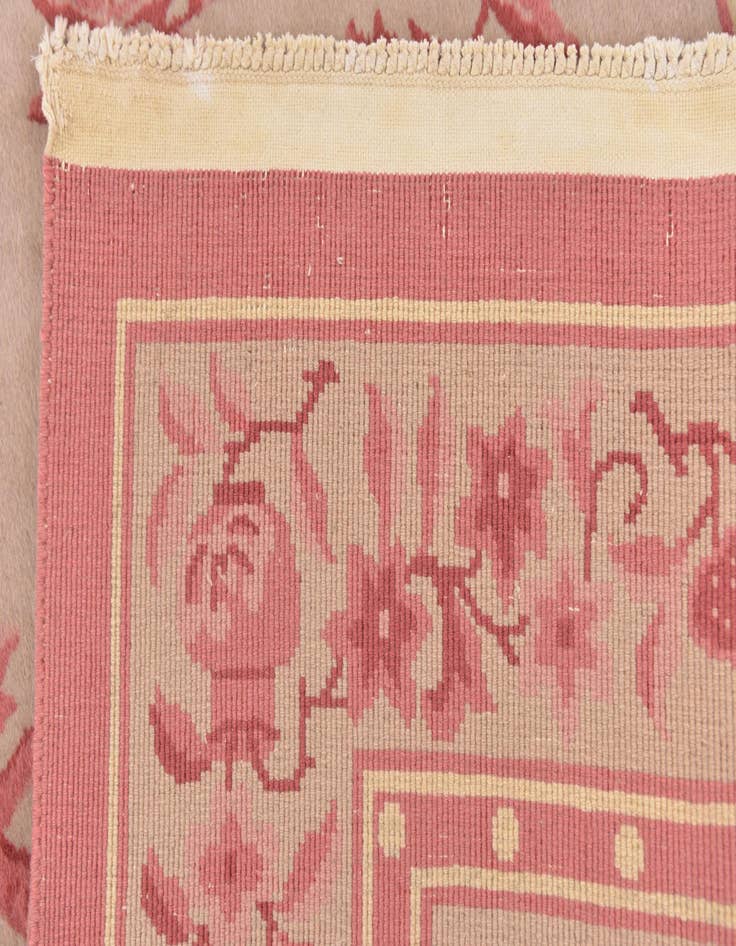 Detail image of  5' x 8' 4  Hand Knotted Antique Finish Wool Rug