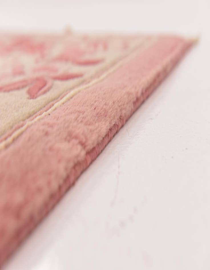 Detail image of  5' x 8' 4  Hand Knotted Antique Finish Wool Rug