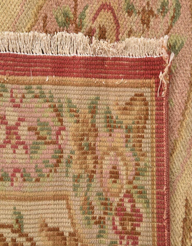 Detail image of  3' 2 x 5'  Hand Knotted Antique Finish Wool Rug