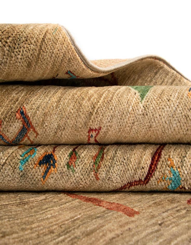 Detail image of  5' 10 x 8' Ariana Wool Rug