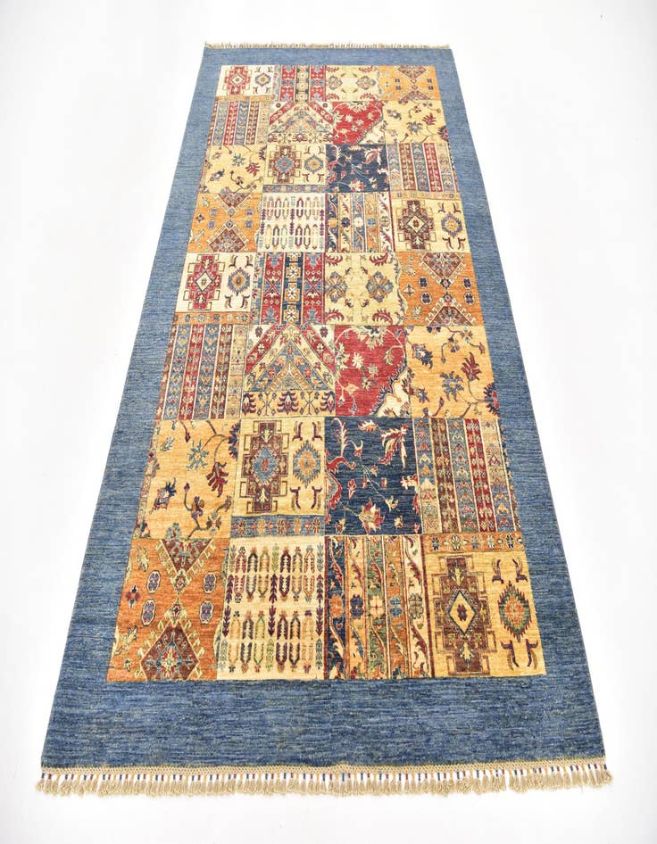 Detail image of  6' 8 x 10'  Hand Knotted Ariana Ziegler Rug