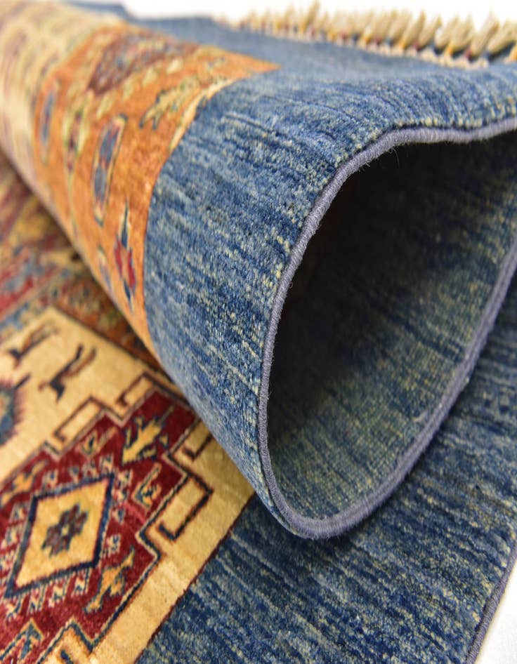 Detail image of  6' 8 x 10'  Hand Knotted Ariana Ziegler Rug