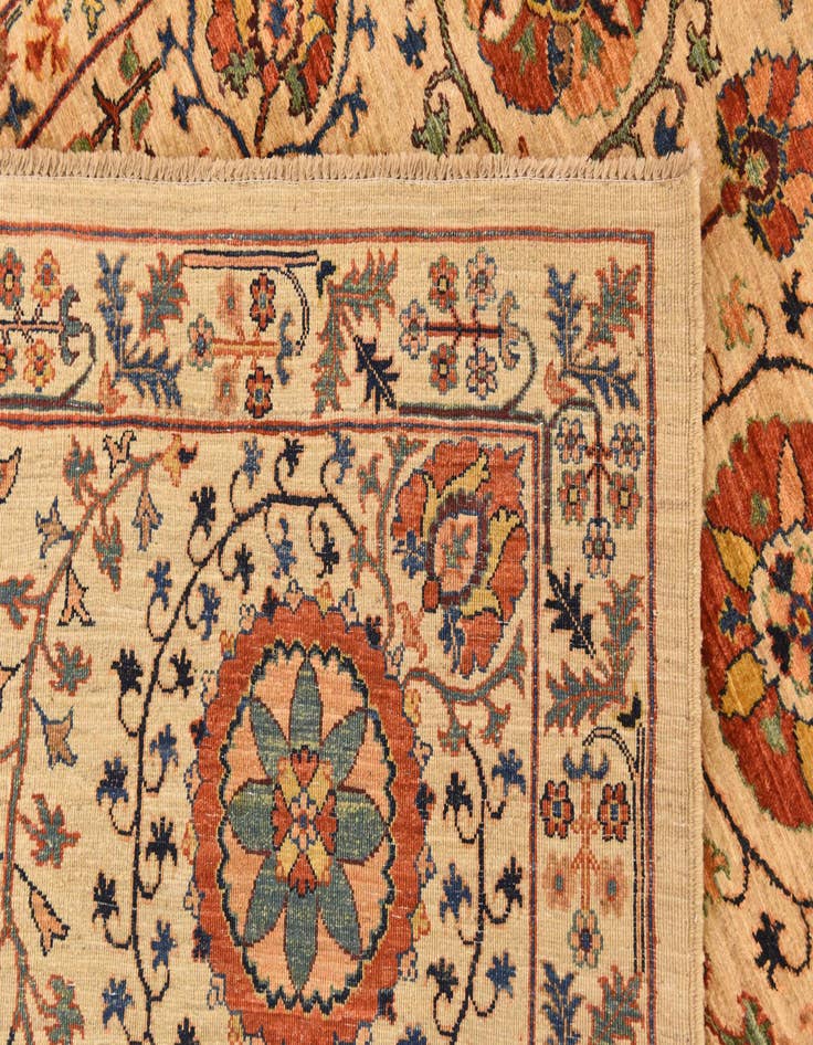 Detail image of  6' 2 x 8' 2  Hand Knotted Ariana Ziegler Oriental Rug