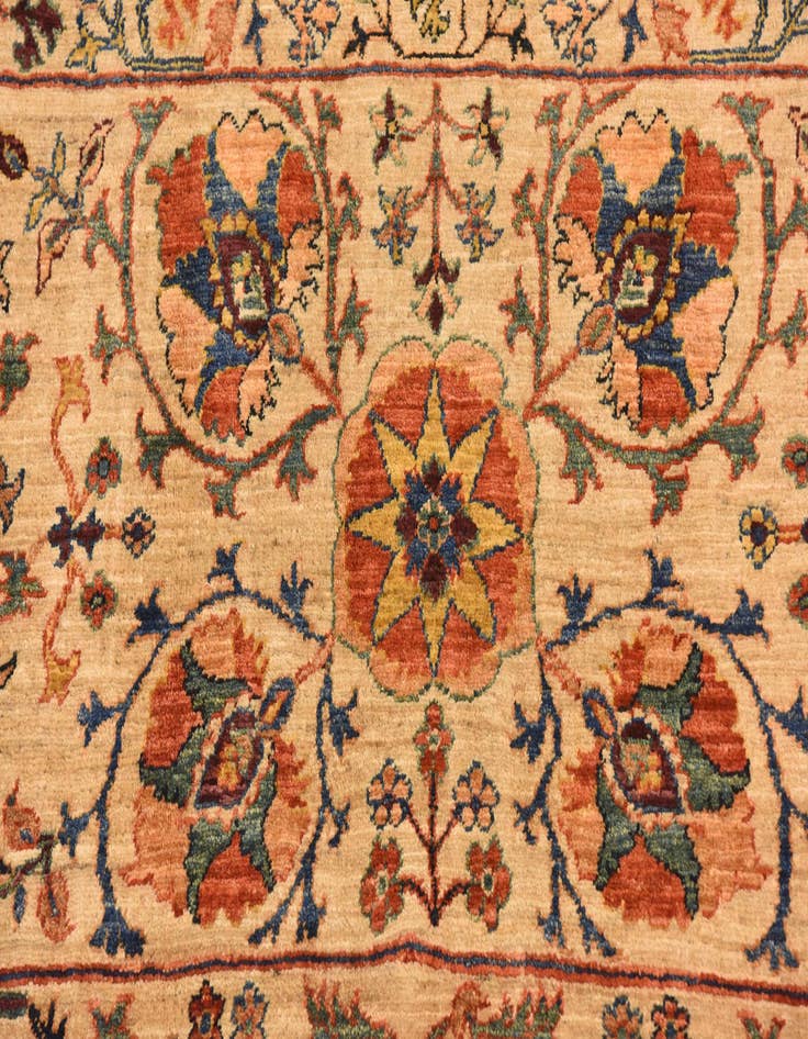 Detail image of  6' 2 x 8' 2  Hand Knotted Ariana Ziegler Oriental Rug