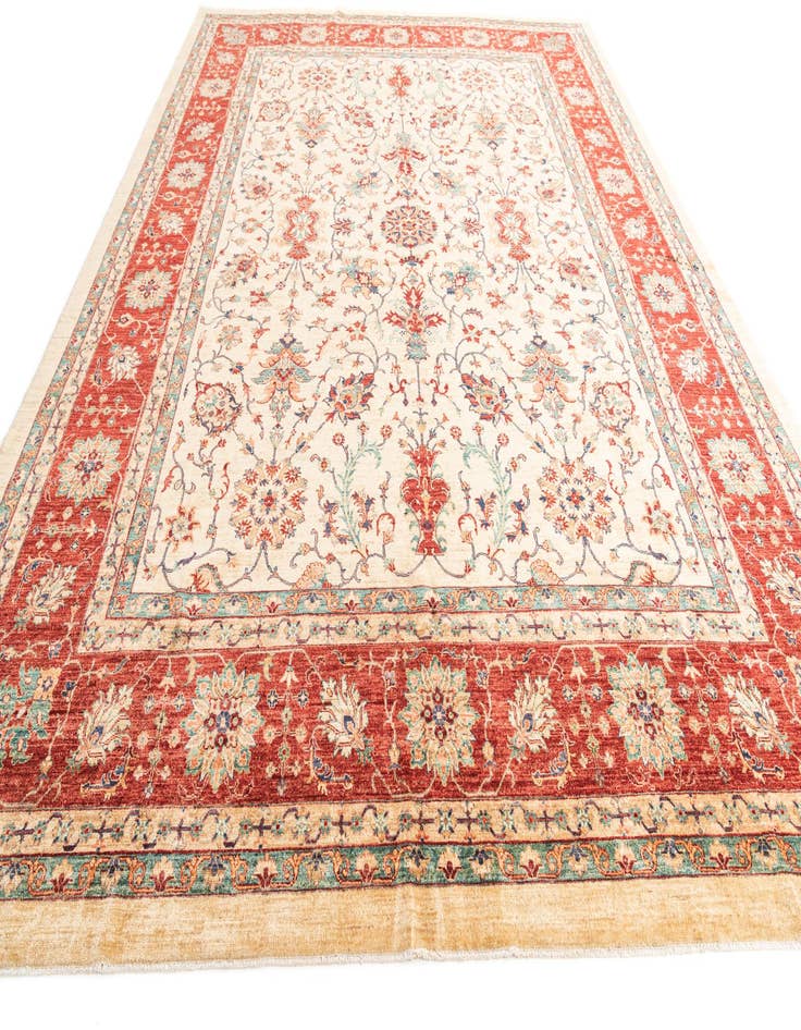 Detail image of  10' x 13' 4  Hand Knotted Ariana Ziegler Oriental Rug