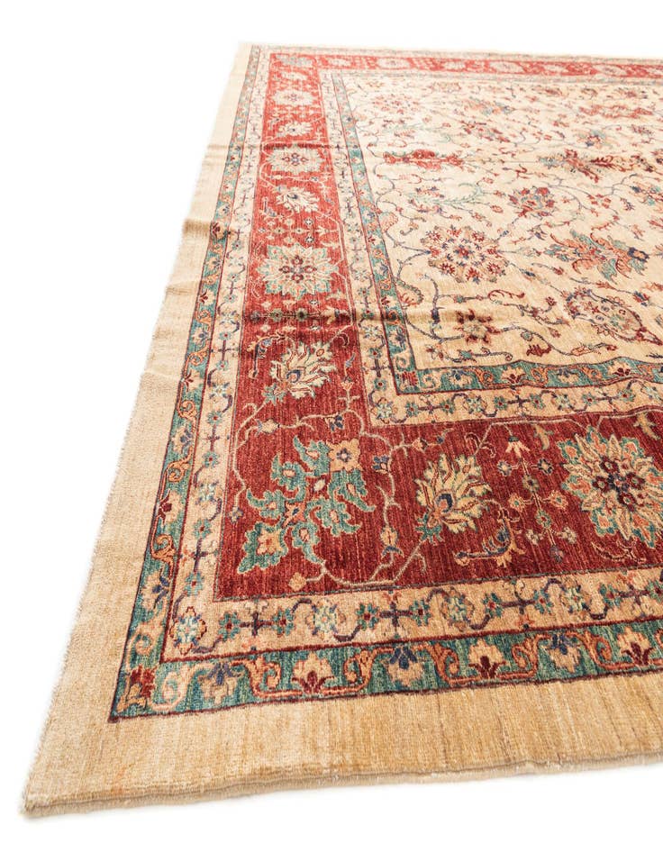 Detail image of  10' x 13' 4  Hand Knotted Ariana Ziegler Oriental Rug