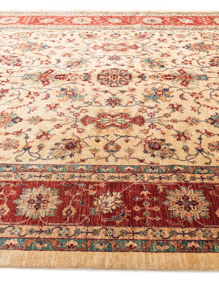 Detail image of  10' x 13' 4  Hand Knotted Ariana Ziegler Oriental Rug