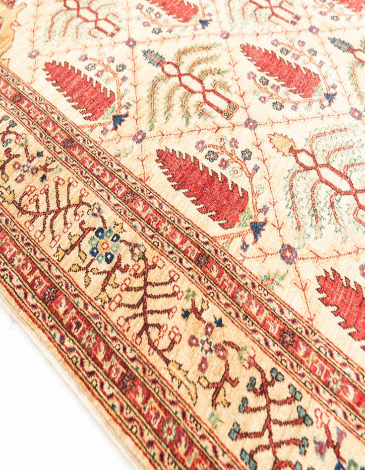 Detail image of  5' x 6' 6  Hand Knotted Ariana Ziegler Oriental Rug