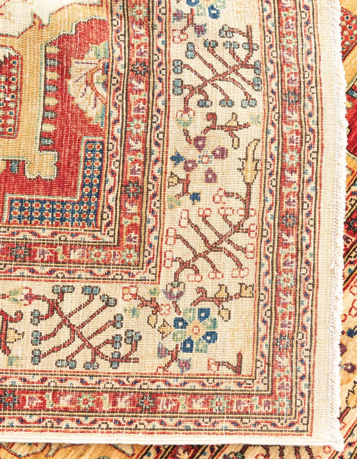 Detail image of  5' x 6' 6  Hand Knotted Ariana Ziegler Oriental Rug