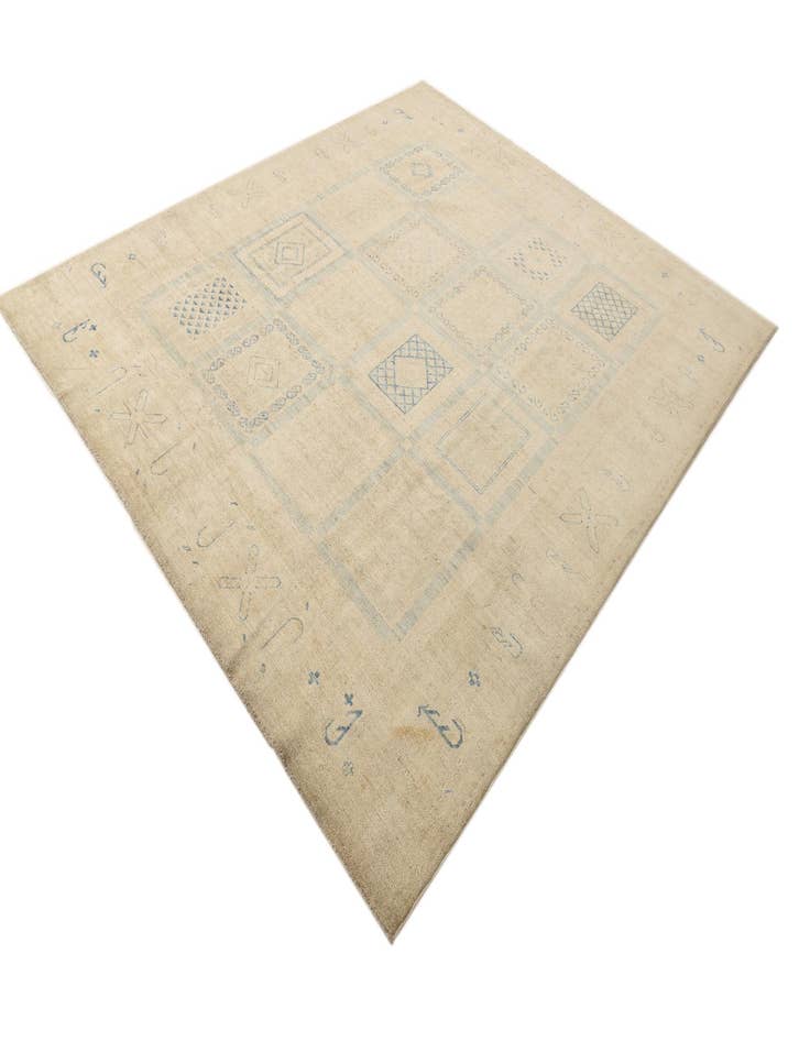 Detail image of  8' x 9' 3  Hand Knotted Ariana Ziegler Rug