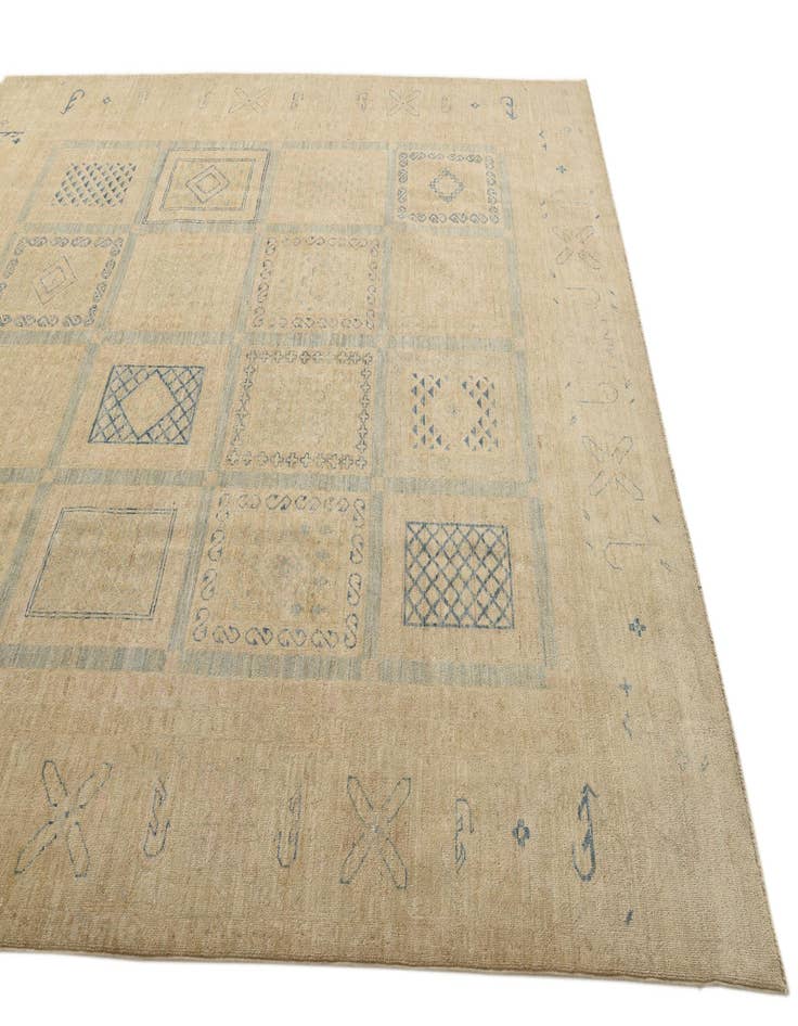 Detail image of  8' x 9' 3  Hand Knotted Ariana Ziegler Rug