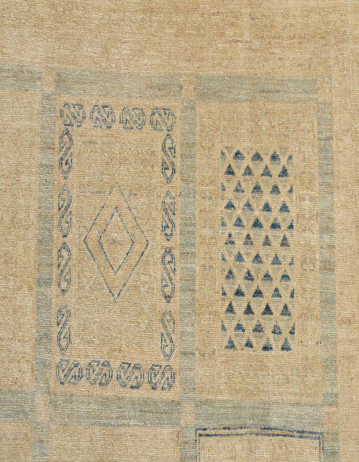 Detail image of  8' x 9' 3  Hand Knotted Ariana Ziegler Rug