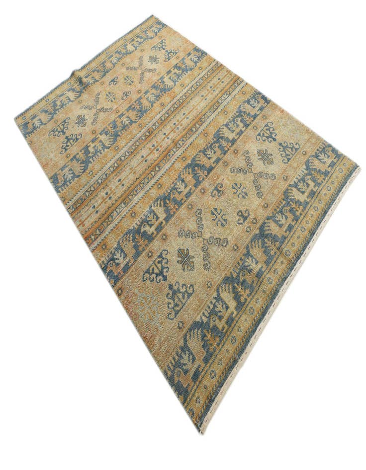 Detail image of  5' 3 x 7' 6  Hand Knotted Ariana Ziegler Rug