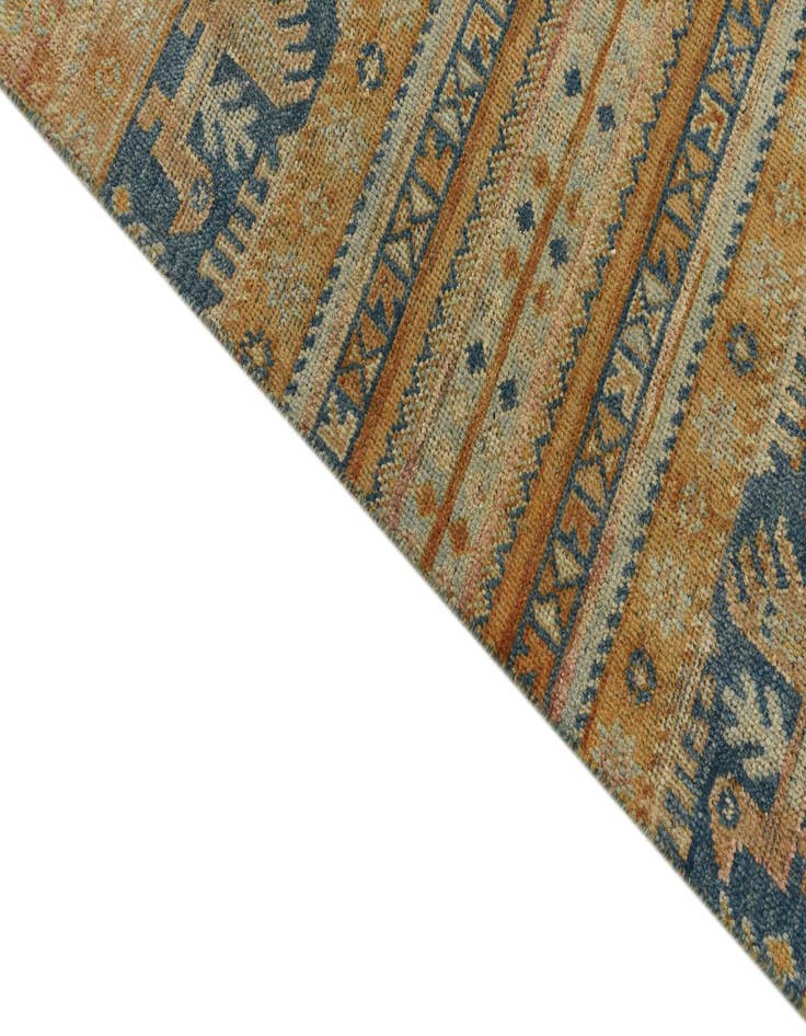 Detail image of  5' 3 x 7' 6  Hand Knotted Ariana Ziegler Rug