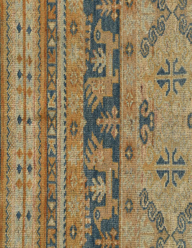 Detail image of  5' 3 x 7' 6  Hand Knotted Ariana Ziegler Rug