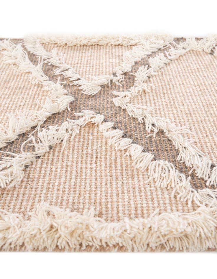 Detail image of  2' x 2' 10  Hand Woven Arizona Wool Rug