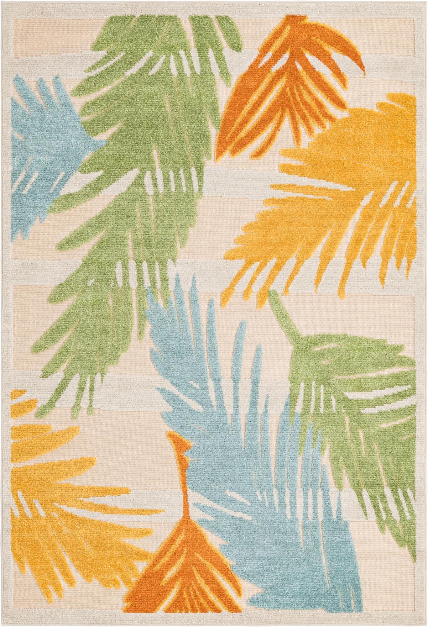  5' 3 x 8'  Washable Aruba Indoor / Outdoor Rug