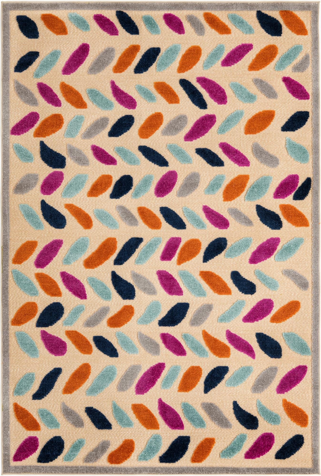  5' 3 x 8'  Washable Aruba Indoor / Outdoor Rug