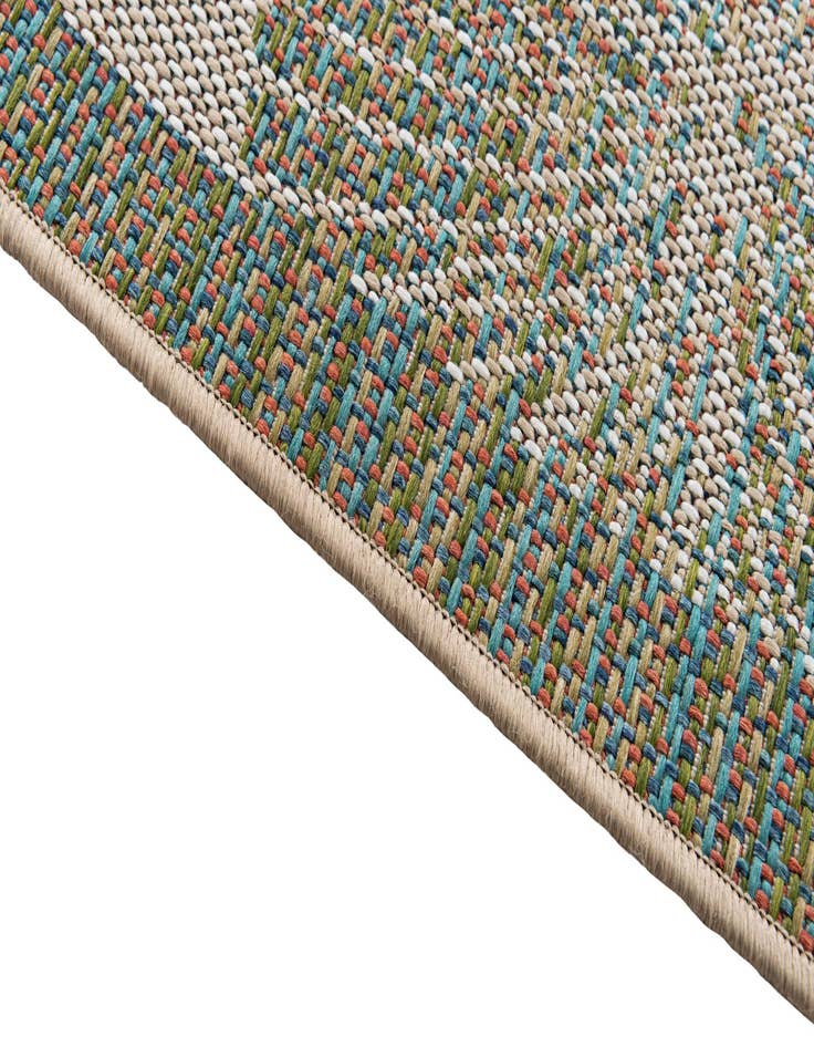Detail image of  5' 2 x 7' 7  Washable Baja Indoor / Outdoor Rug