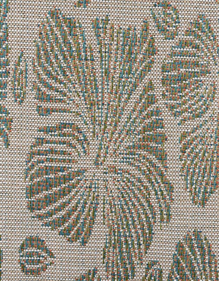 Detail image of  5' 2 x 7' 7  Washable Baja Indoor / Outdoor Rug
