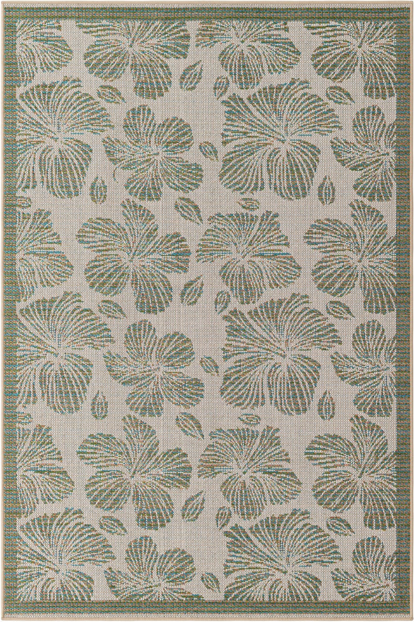  5' 2 x 7' 7  Washable Baja Indoor / Outdoor Rug