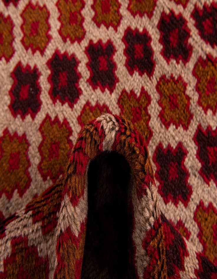 Detail image of  3' x 4' 6  Hand Knotted Balouch Persian Wool Rug