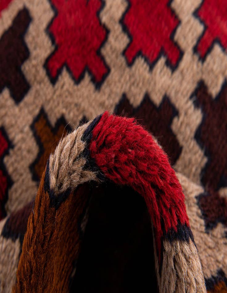 Detail image of  2' 10 x 4' 7  Hand Knotted Balouch Persian Wool Rug