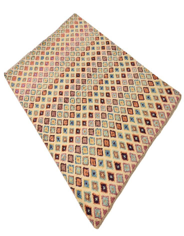 Detail image of  4' 2 x 6' 3  Hand Knotted Balouch Wool Rug