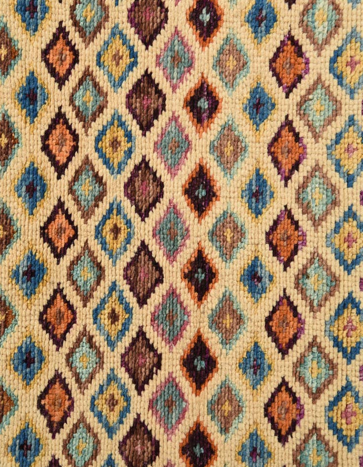 Detail image of  4' 2 x 6' 3  Hand Knotted Balouch Wool Rug