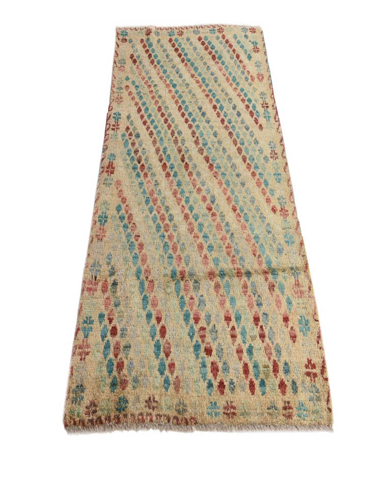 Detail image of  3' 7 x 5' 7  Hand Knotted Balouch Wool Rug