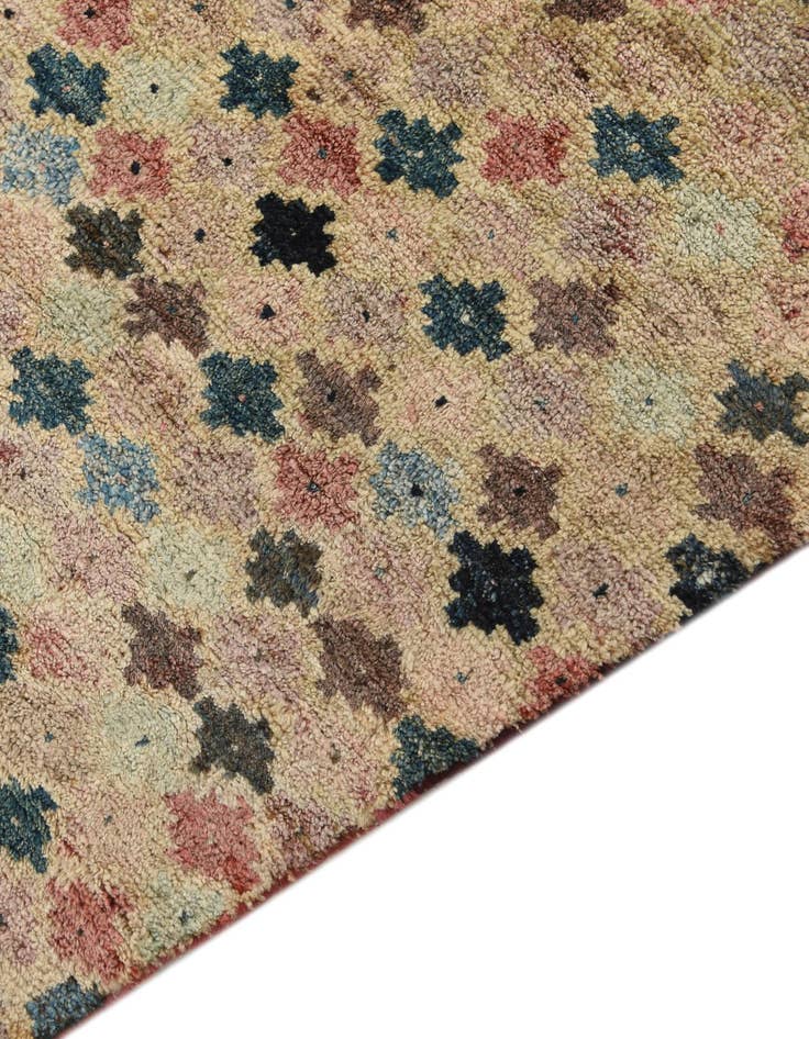 Detail image of  5' x 6' 6  Hand Knotted Balouch Wool Rug