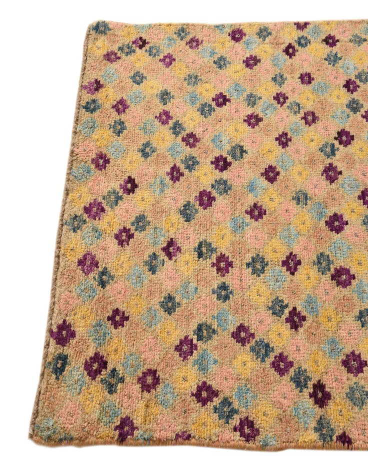 Detail image of  3' 1 x 5' 5  Hand Knotted Balouch Wool Rug