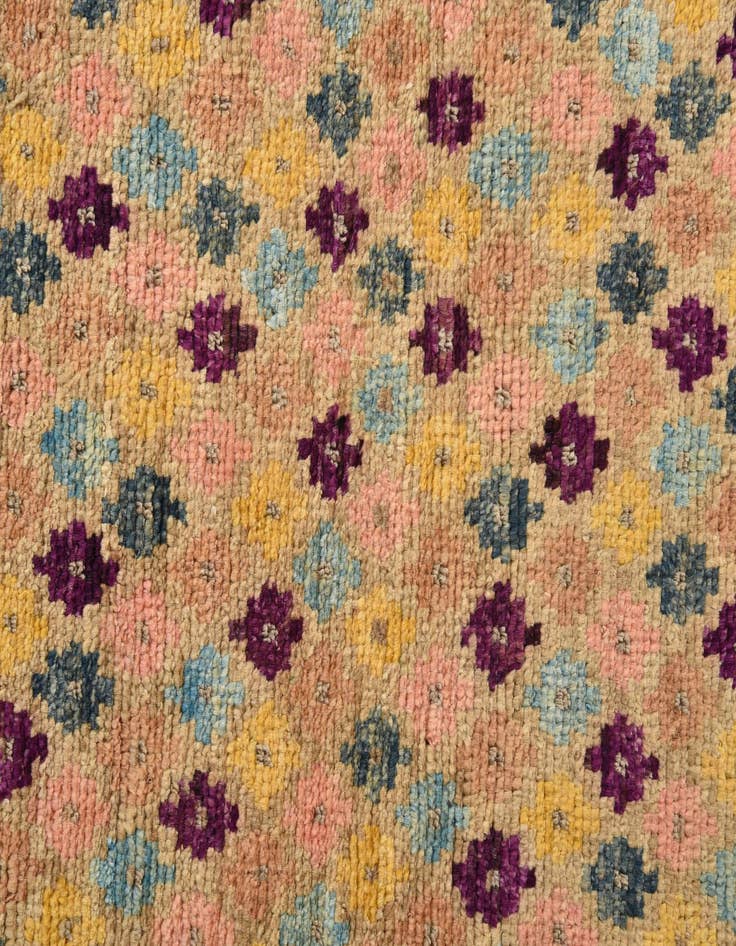 Detail image of  3' 1 x 5' 5  Hand Knotted Balouch Wool Rug
