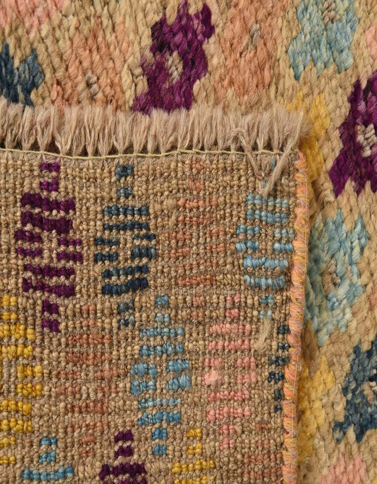 Detail image of  3' 1 x 5' 5  Hand Knotted Balouch Wool Rug