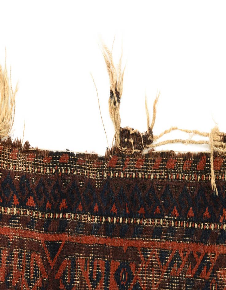 Detail image of 3' 3 x 5' 8 Hand Knotted Balouch Persian Wool Rug