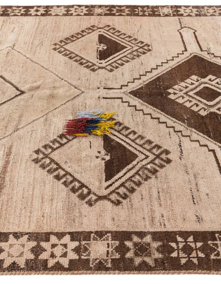 Detail image of  5' x 9' 8  Hand Knotted Balouch Wool Rug