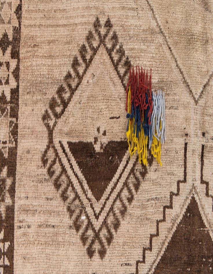 Detail image of  5' x 9' 8  Hand Knotted Balouch Wool Rug
