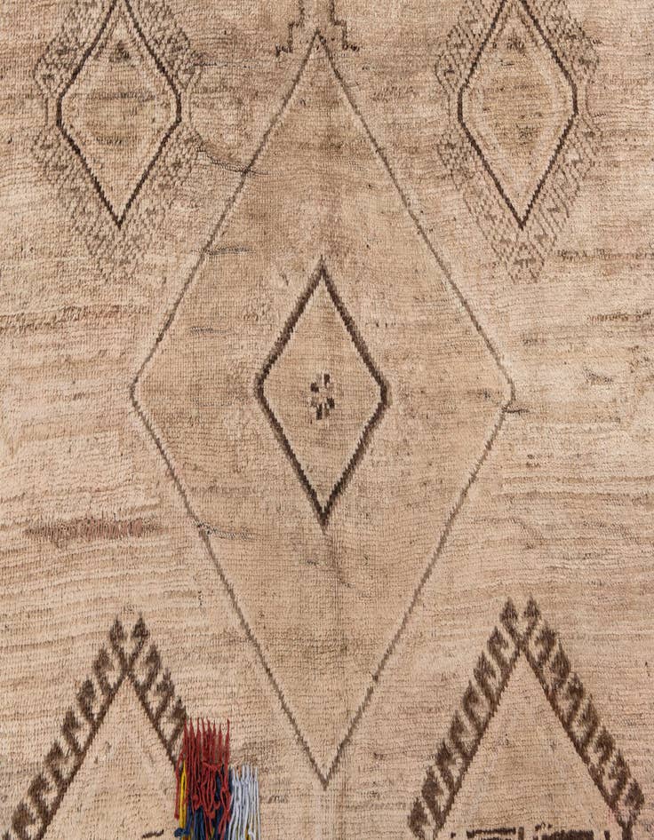 Detail image of  5' x 9' 8  Hand Knotted Balouch Wool Rug