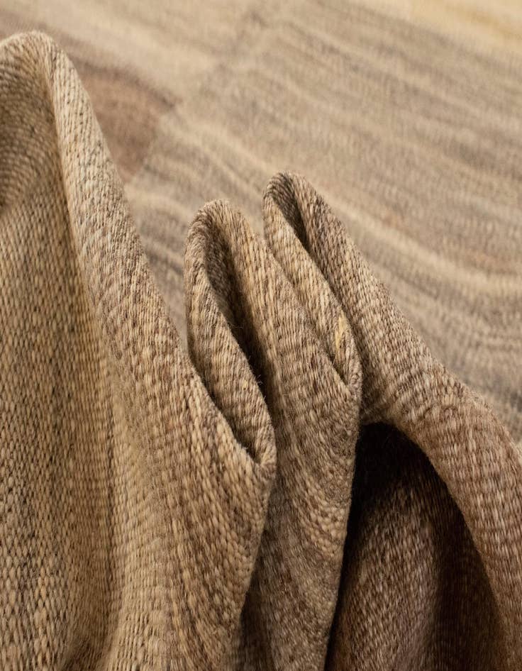 Detail image of  6' 11 x 9' 1  Hand Knotted Baneh Kilim Persian Rug