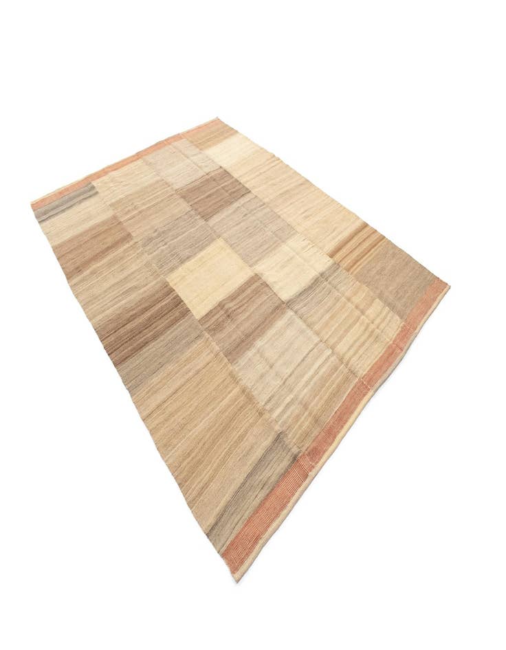 Detail image of  6' 11 x 9' 1  Hand Knotted Baneh Kilim Persian Rug