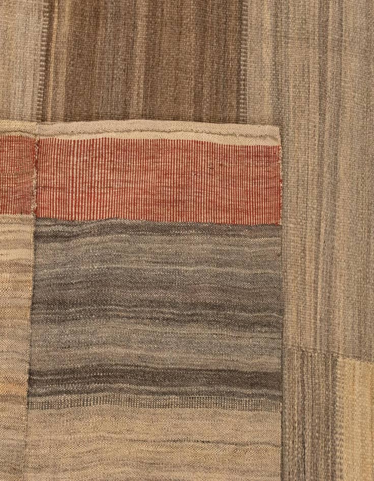 Detail image of  6' 11 x 9' 1  Hand Knotted Baneh Kilim Persian Rug