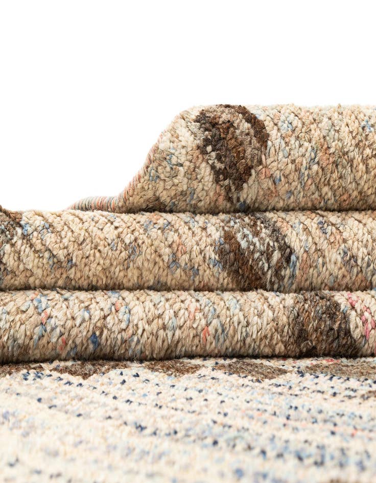 Detail image of  8' 2 x 9' 9  Hand Knotted Beni Marok Rug