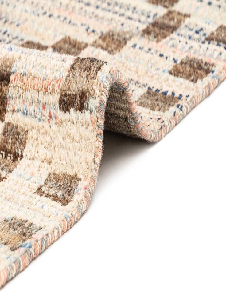 Detail image of  8' 2 x 9' 9  Hand Knotted Beni Marok Rug