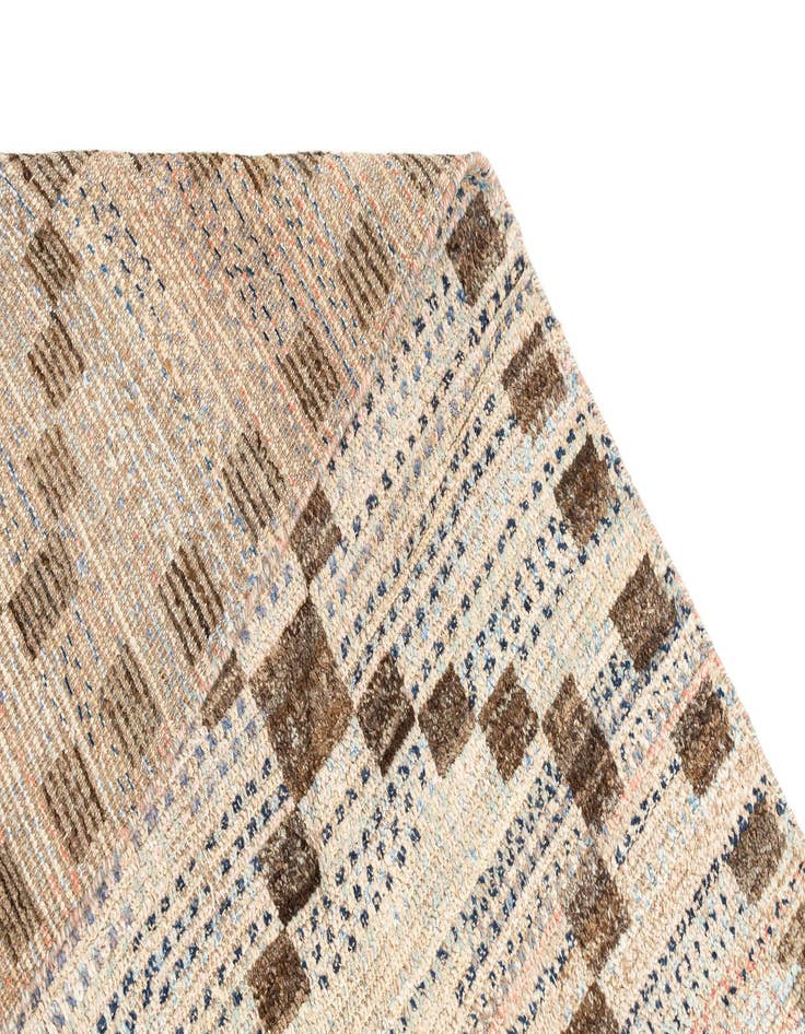 Detail image of  8' 2 x 9' 9  Hand Knotted Beni Marok Rug